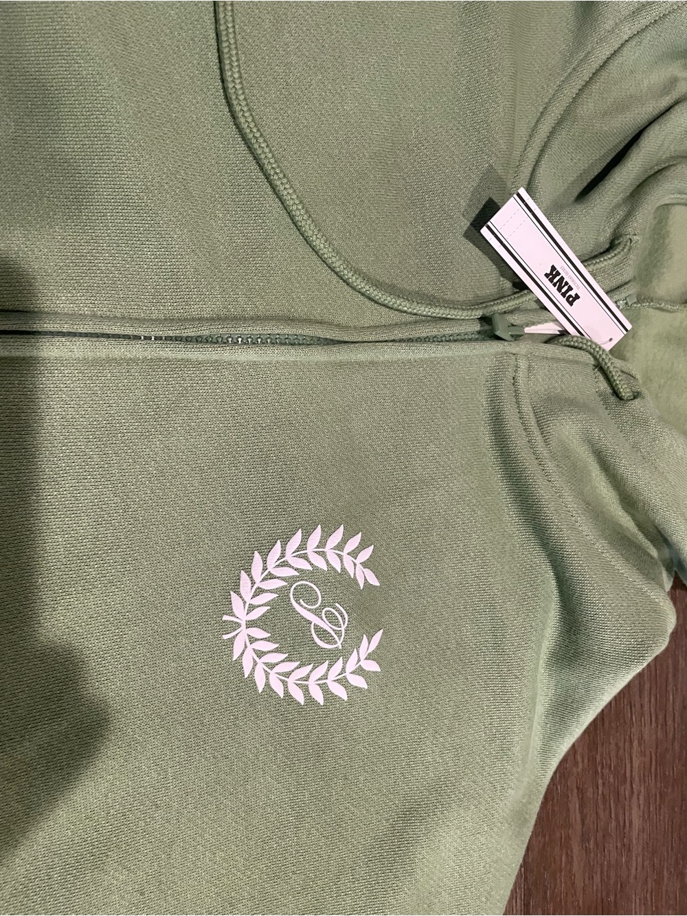 PINK Victoria Secrets full zip hoodie new with tags